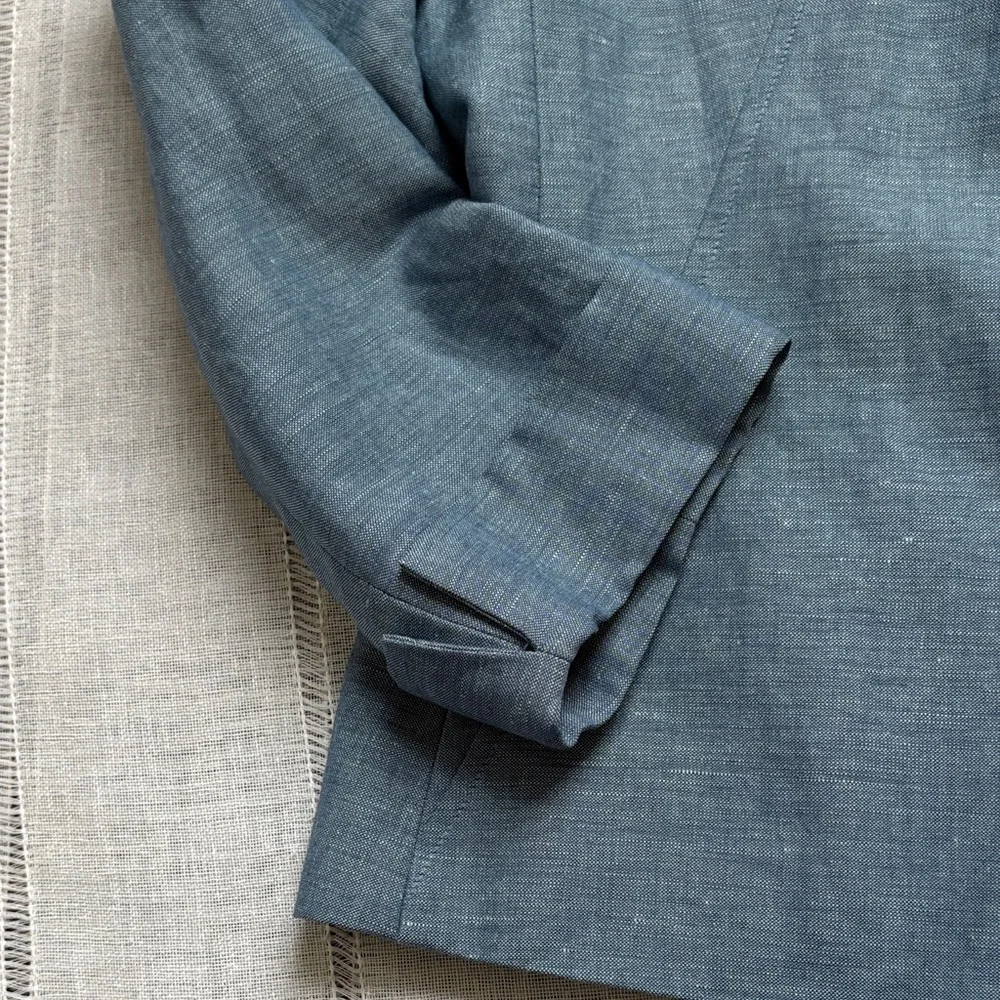 Judith Hart Linen Blend Tailored Blazer - Picture 11 of 14